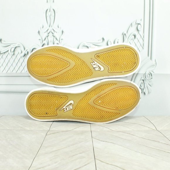 Nike AF1 Air Force One White Leather Lace Up Sneaker Shoes Size 7 - Picture 9 of 9